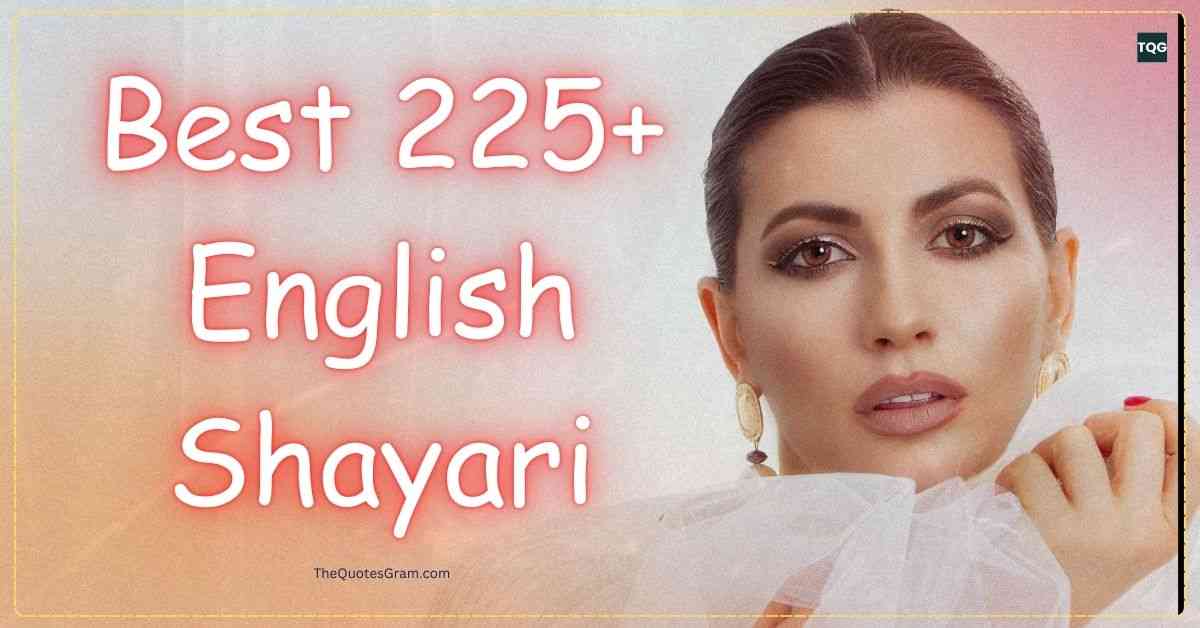 English Shayari Best 225+ Hindi Shayari In English​